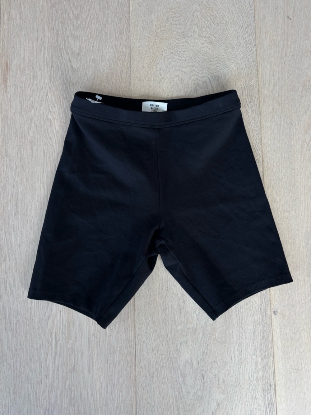 Maryam Nassir Zadeh Black Biker Shorts
